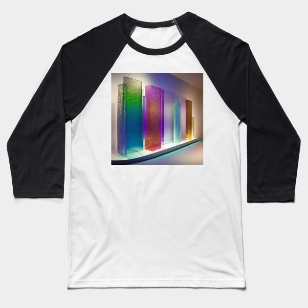 Glass Panels Display Baseball T-Shirt by ArtistsQuest